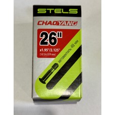 Вело камера 26"*1,95/2,125 ChaoYang автовентиль 48мм Китай 650014