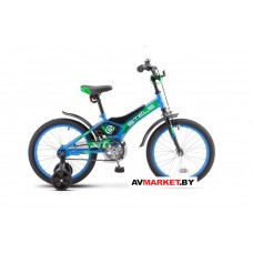 Велосипед 18" STELS Jet 10" голубой/зелёный Россия