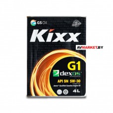 Масло моторное KIXX G1 Dexos 5W30 4L API SN PLUS Республика Корея L210744TE1