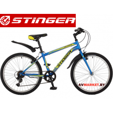 Велосипед Stinger 24 Defender 12,5 зеленыйTY21/RS35 # 117371 24SHV DEFEND 12BL7 Китай