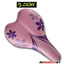 Седло DDK 1217A Flower розовый/фиолетовый 4412