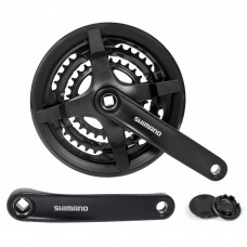 Система (Шатуны) Shimano TY301 170мм Кв 42/34/24 с защитой черный б/уп Филиппины 3403