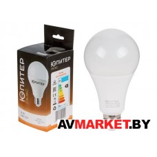 Лампа светодиодная A60 Стандарт 18 Вт 170-240В Е27 4000К Юпитер ЛЮКС Китай JP5160-43