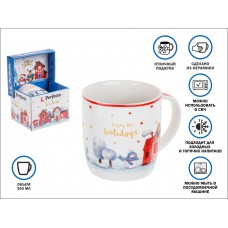 Кружка керамическая в кор. 360 мл GOLDEN WISHES-1 PERFECTO LINEA Китай 30-062631