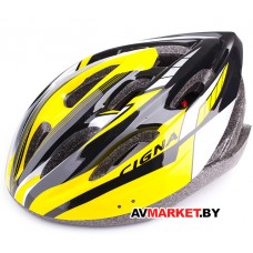 Шлем велосипедный Cigna WT-040 черный/желтый/белый Китай 4240