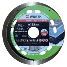 Алмазный диск по плитке 1A1R WURTH WCM7 d125х22,2х1,1х7мм Китай 1668203125