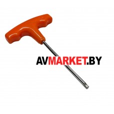 Отвертка T27 120 70 звездочка с ручкой FARMERTEC аналог Stihl 08123701000 Китай PJ91002