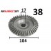 Шестерня коническая ведомая входного SL-86 Китай 1210701-0003 z=38 d=105мм SL-87-2024