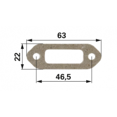 Уплотнение глушителя для бензореза Stihl TS410 420 Германия 42381490600