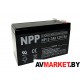 Аккумуляторная батарея NPP 7Ah 12V AGM F1 Китай 150x65x100 