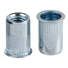 Заклепка резьбовая М5 уменьшенный бортик белый цинк 500 шт в карт. уп. STARFIX Россия SMC1-06857-50