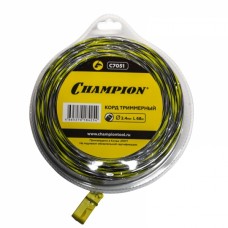 Корд для триммера CHAMPION 2,4 мм*68м витой квадрат Tornado Китай C7051