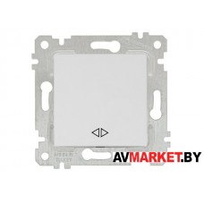 Выключатель промежуточный многопозиционный скр б/рамки пруж. зажим белый RITA MUTLUSAN 2200 408 0101