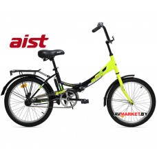 Велосипед дорожный для взрослых Aist Smart 20 1.0 черно-зеленый 2020 4810310010219 РБ