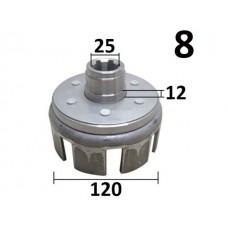 Барабан сцепления SL-186 FM901-905 8 прор dвн112мм dнар120 шлиц 25мм Китай 20502-T02501 FM-1618MXL73