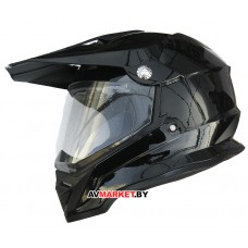 Шлем для водителей и пассажиров мотоциклов и мопедов BLD-819-7 кроссового типа 