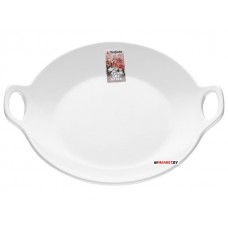 Тарелка-блюдо керамическая 24х20.3х4.5 см серия ASIAN белая PERFECTO LINEA Китай 17-102400