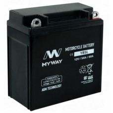 Аккумулятор для мотоцикла MYWAY BIKE YB5L Китай 