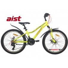 Велосипед горный Aist Rosy Junior 24"- 2.1 желтый 2021 4810310013364 РБ
