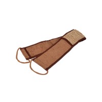 Мочалка из рами лента с сегментами хлопка с веревочными ручками 66х8,5см "Банные штучки" Китай 40364