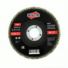 Круг лепестковый обдирочный WINZOR 125х22мм конический-зерно Р60 Китай K1252260