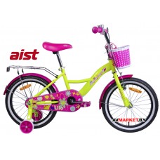 Велосипед двухколесный для детей Aist LILO 18" желтый 2020 4810310007479 РБ