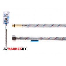 Подводка гибкая для воды иголка м10 длинная-гайка 1/2 50см AV Engineering AVE20250 Китай 