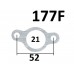 Прокладка карбюратора (головка/фланец) 177F Китай FM-SP1144