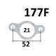 Прокладка карбюратора (головка/фланец) 177F Китай FM-SP1144