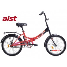 Велосипед дорожный для взрослых Aist Smart 20 1.0 складной красный 2021 4810310013838 РБ