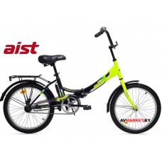 Велосипед дорожный для взрослых Aist Smart 20 1.0 складной зеленый 2021 4810310013845 РБ