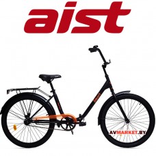 Велосипед дорожный для взрослых Aist Smart 24 1.1 (черно-оранжевый BY) 4810310001675 РБ