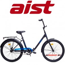 Велосипед дорожный для взрослых Aist Smart 24 1.1 (черно-синий) 4810310001668