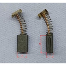 Щетки угольные RC 3612 2 шт 7*11*15(18) 2 канавки Китай PTL150A40CYA1-39 WR8003-25 WR8020-1050-P-214