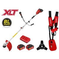 Триммер аккум. WORTEX TB 3036-1 AT XLT SET БЕСЩЁТ.ДВИГ. 18В+18В шир.скаш.380/255 мм леска/нож Китай 