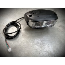 Фара для электровелосипеда e-ALFA 36/48V с сигналом Китай head light E BIKE