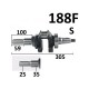 Коленвал 188F 190F 192F 13л.с. цилиндр 25мм Китай FM-SP1024