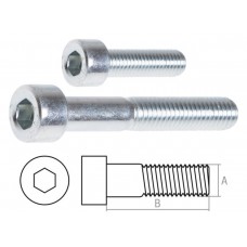 Винт M6*40 мм с внутр. шестигр. цинк кл.пр. 8,8 DIN 912 250шт в карт. уп. STARFIX SMС3-31744-250