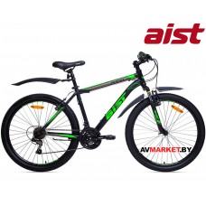 Велосипед горный Aist Quest-26" (20 черно-зеленый BY) 4810310001200