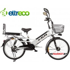 Велогибрид (электровелосипед) Green City E-Alfa серебристый 02152 022301-2152 Китай