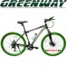 Велосипед GREENWAY 29 M059-29" горный для взрослых Китай черно-зеленый