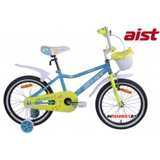 Велосипед двухколесный для детей Aist WIKI 20 голубой укомпл. корзиной 2019 4810310003839 Китай