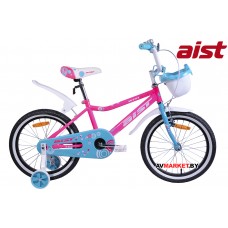 Велосипед двухколесный для детей Aist WIKI 20 розовый укомпл. корзиной 2019 4810310003822 Китай