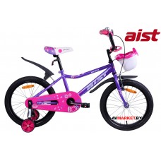 Велосипед двухколесный для детей Aist WIKI 20 фиолетовый укомпл. корзиной 2019 4810310003846 Китай