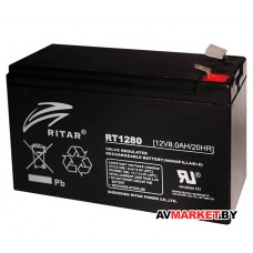 Аккумулятор RITAR 12в 8А (гель) 151*65*94 широкие Китай