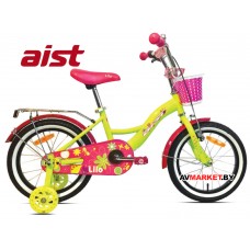 Велосипед двухколесный для детей Aist LILO 18" желтый 2021 4810310014088 Республика Беларусь