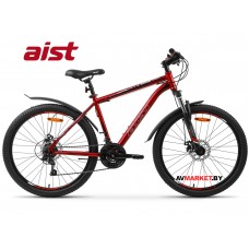 Велосипед горный Aist Quest Disc 26" 16 красно-черный 2021 4810310015818 РБ