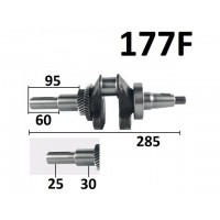 Коленвал 177F 9.5л.с. шпонка (цилиндр 25мм) Китай 13300-E09002-P53 FM-SP1023