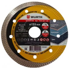 Алмазный диск по плитке 1A1R WURTH WCST10 d125х22,2х1,3х10мм Китай 1668201125 