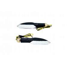 Повороты светодиодные (пара) (черные) LED CH-1037 Китай